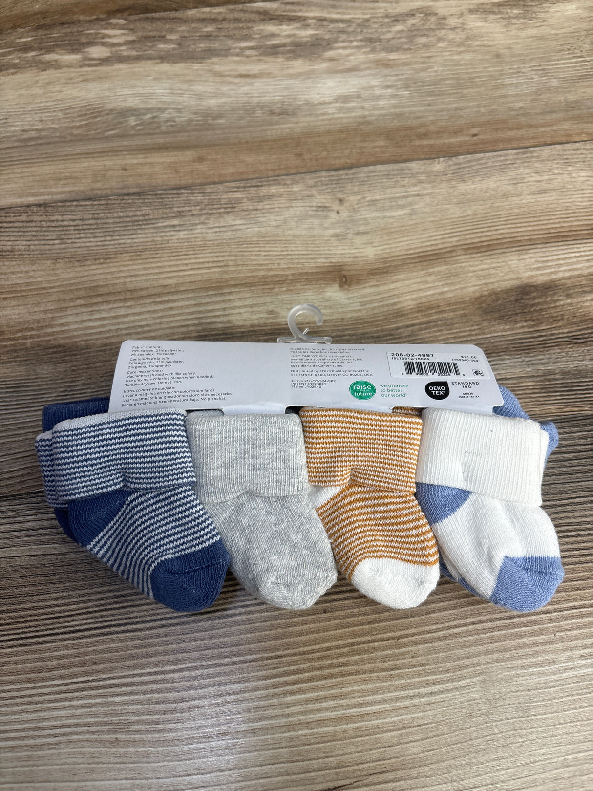 NEW Just One You Socks 8pk sz 0-3m
