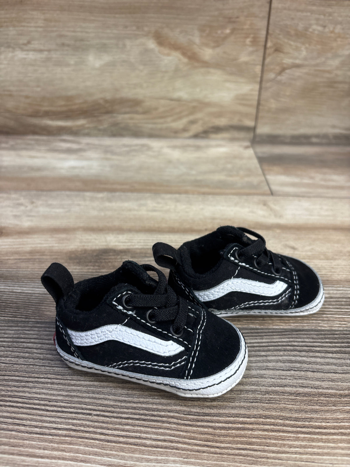 Vans Old Skool Crib Shoes Black sz 1c