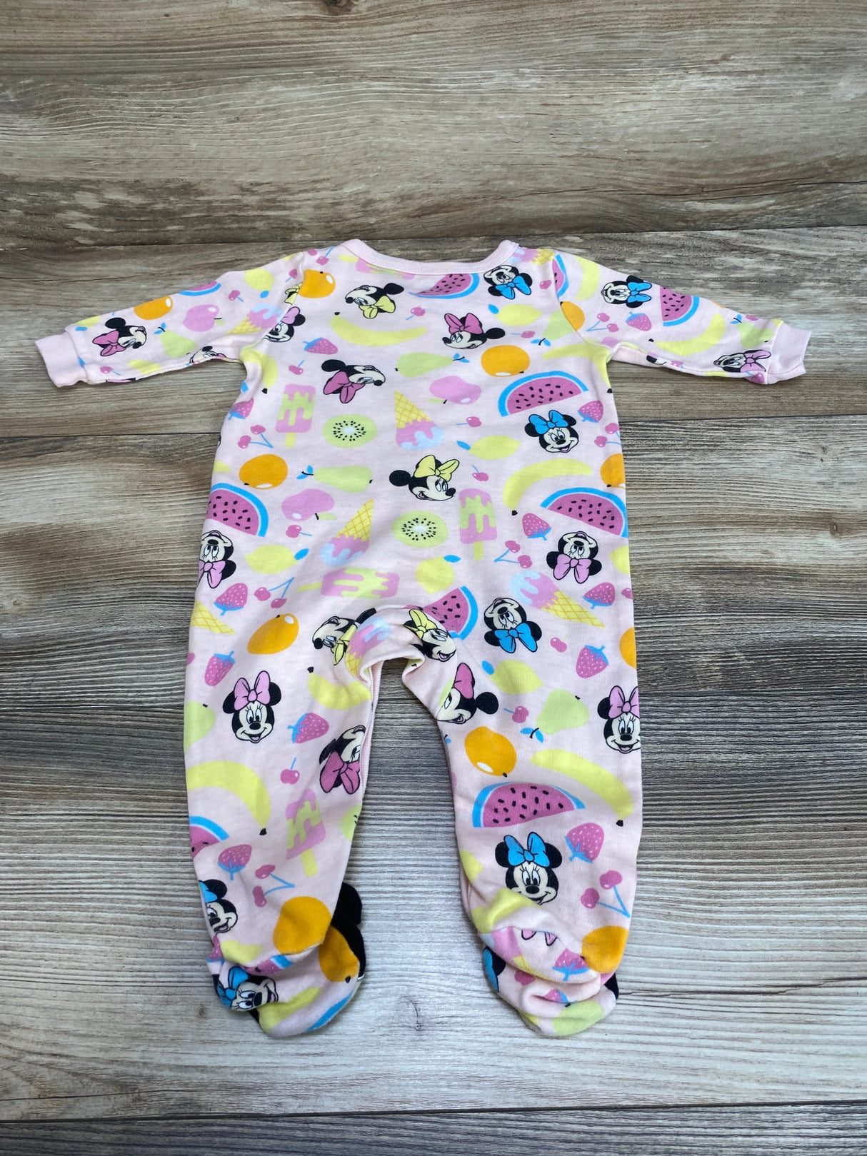 Disney Baby Minnie Mouse Sleeper Pink sz 3-6m