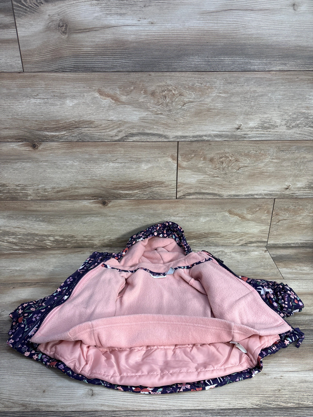 Children's Place Unicorn 3 in 1 Jacket Purple sz 18-24m