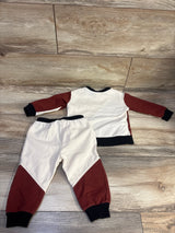 Mini Threads 2pc Pullover Sweatshirt & Joggers Set Red sz 12m