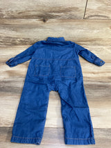 Cat & Jack Chambray Jumpsuit Blue sz 18m - Me n Mommy To Be