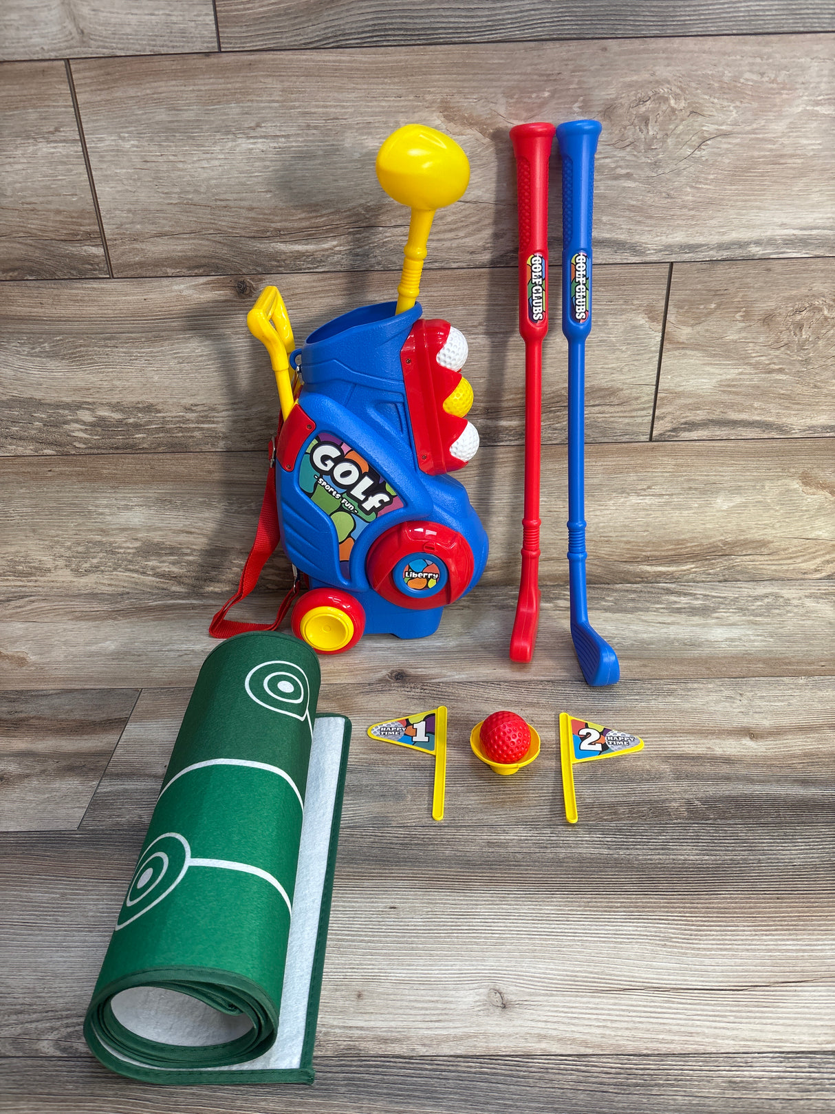 Liberry Toddler Golf Set with Putting Mat