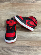 Nike Court Borough Mid 2 TD 'Black University Red' sz 8c