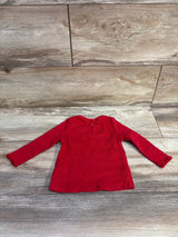 Baby Gap Ribbed Long Sleeve Shirt Red sz 6-12m