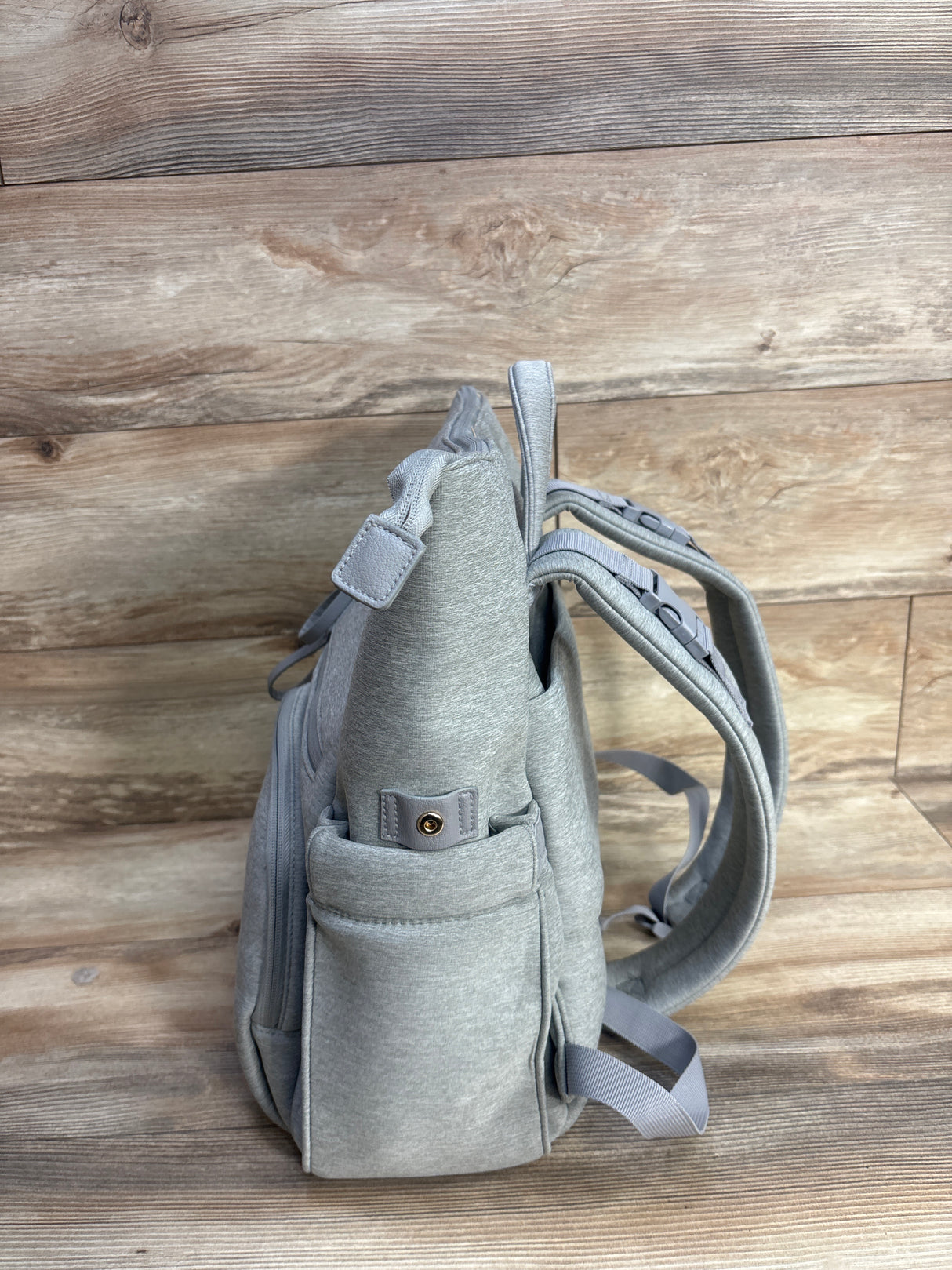 Cloud Island Boxy Diaper Bag Grey