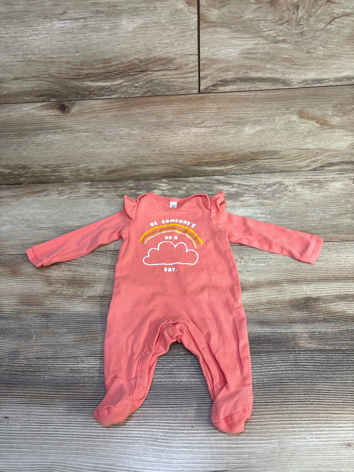 Okie Dokie Footed Coverall Pink sz Newborn