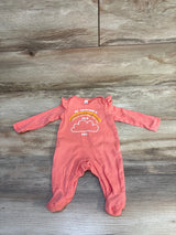 Okie Dokie Footed Coverall Pink sz Newborn