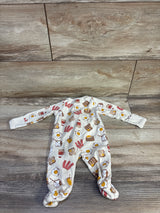 Wonder Nation Breakfast Sleeper Cream sz Newborn