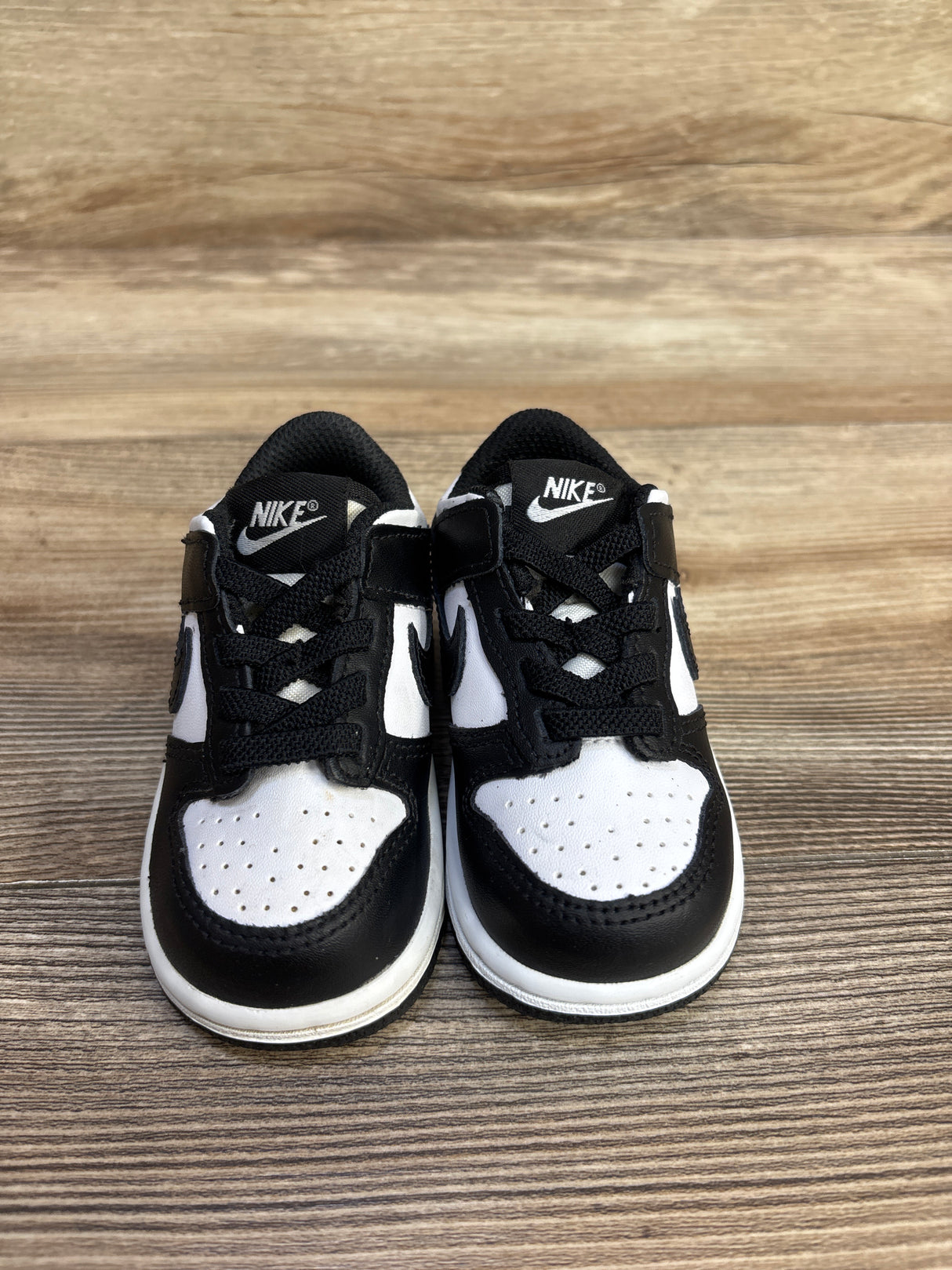 Nike Dunk Low TD 'Black White' Sneakers sz 5c