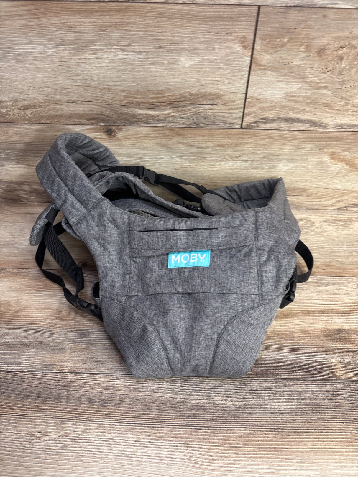 Moby 2-in-1 Baby Carrier + Hip Seat, Grey