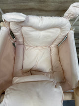 Monkey & Mouse Canvas Baby Swing, Pink