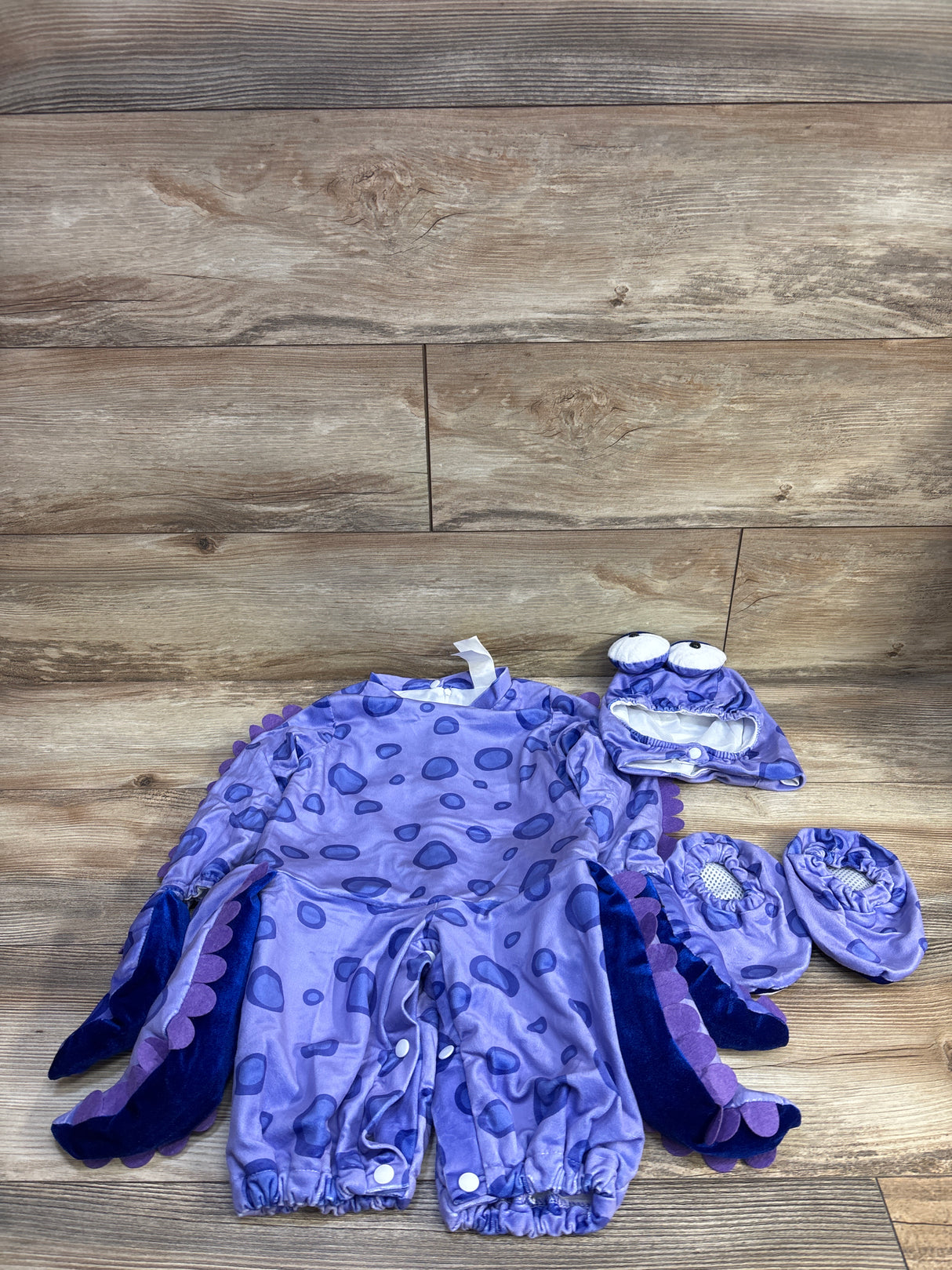 Octopus 3pc Costume Purple sz 12m