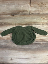 Wonderly Muslin Bubble Romper Green sz 18m