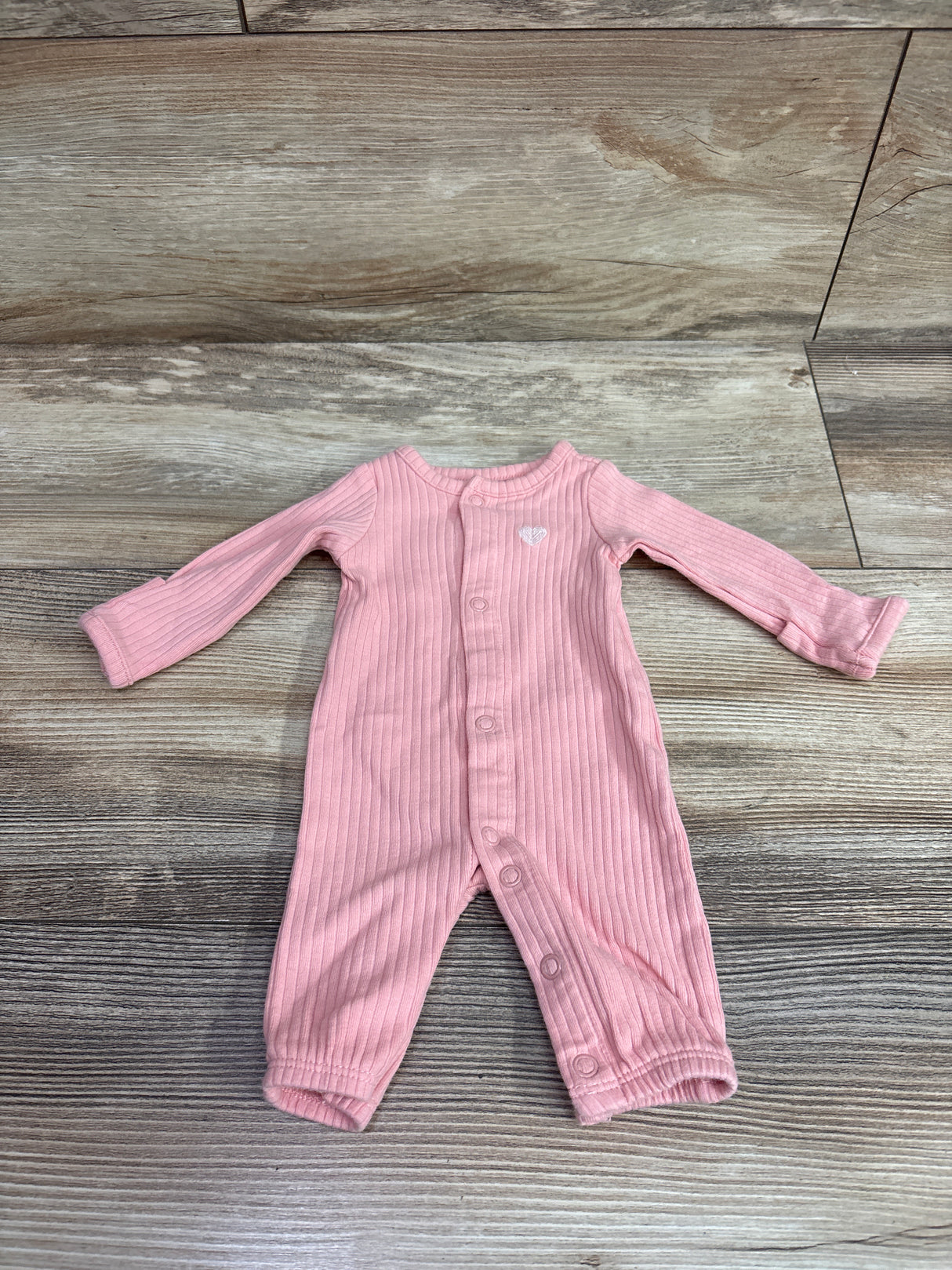 Just One You Ribbed Sleeper Pink sz Preemie