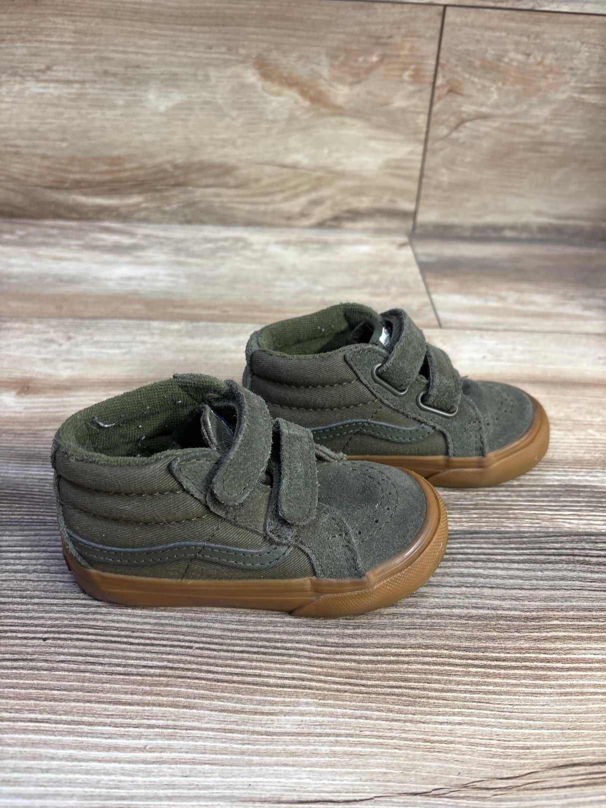 Vans SK8-Mid V Green Sneakers sz 6.5c