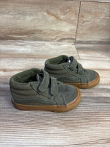 Vans SK8-Mid V Green Sneakers sz 6.5c