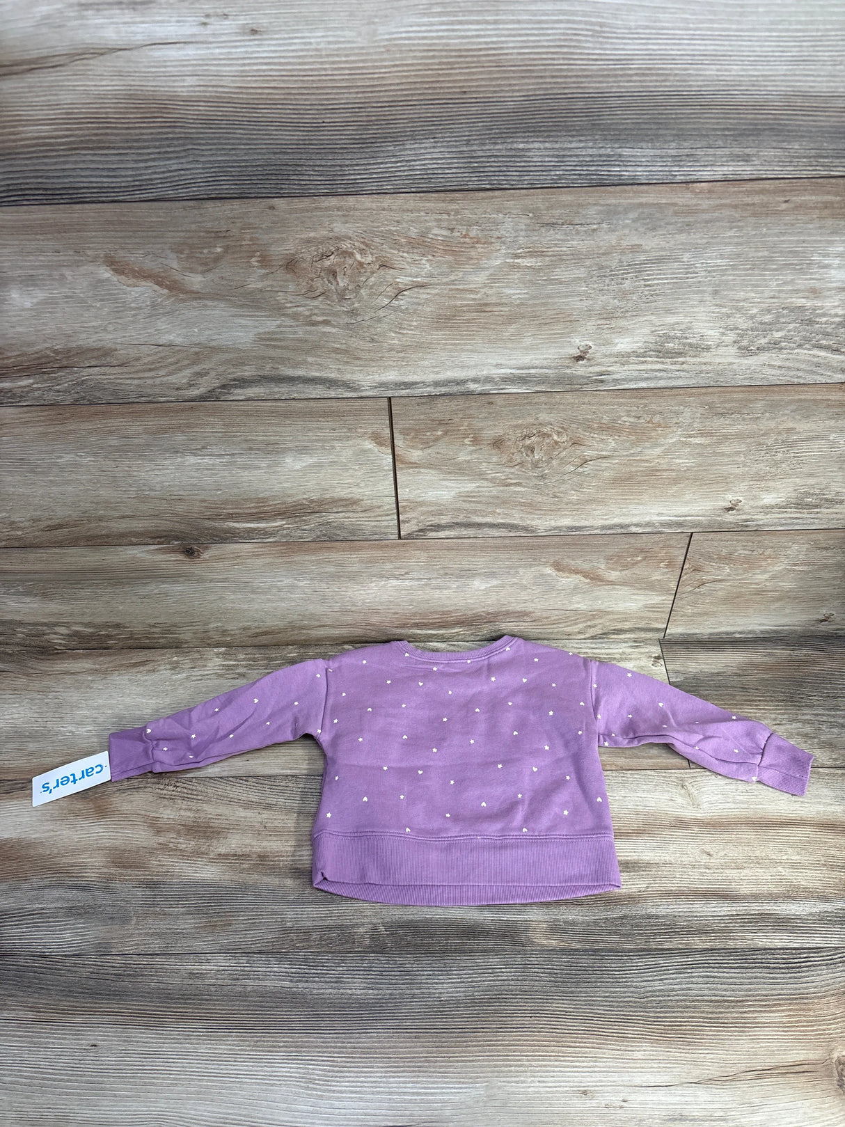 NEW Carter's Star Print Sweatshirt Lilac sz 24m