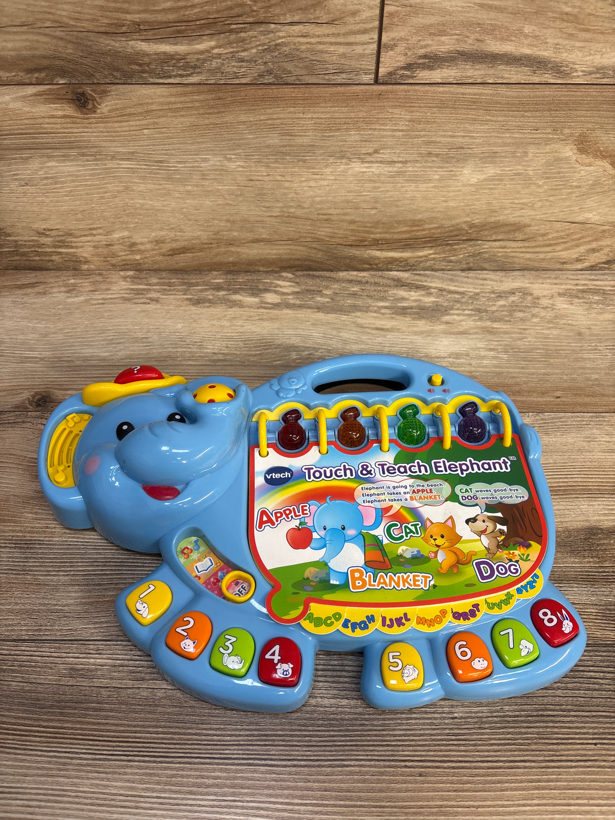 VTech Touch and Teach Elephant, Blue