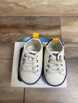 Ralph Lauren Quilton Bear Gore Hi Crib Booties White sz 1c