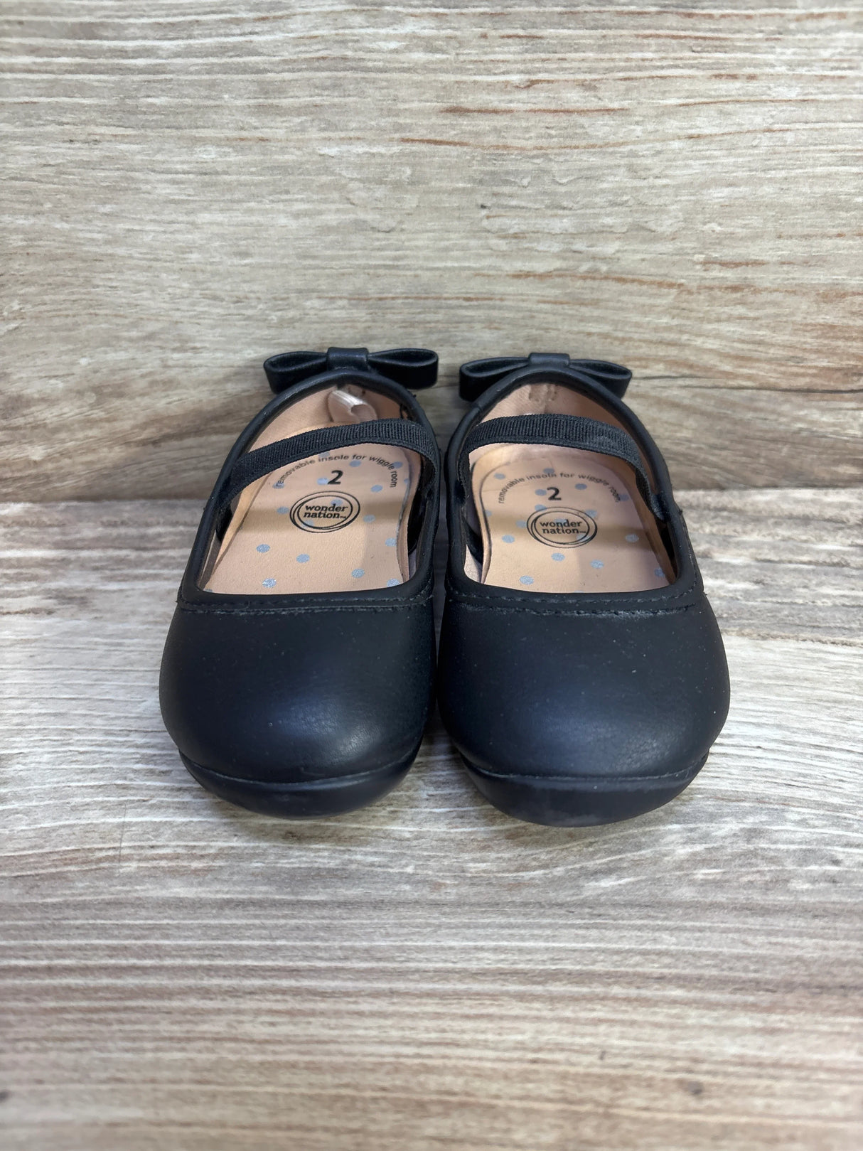 Wonder Nation Bow Ballet Flats sz 2c
