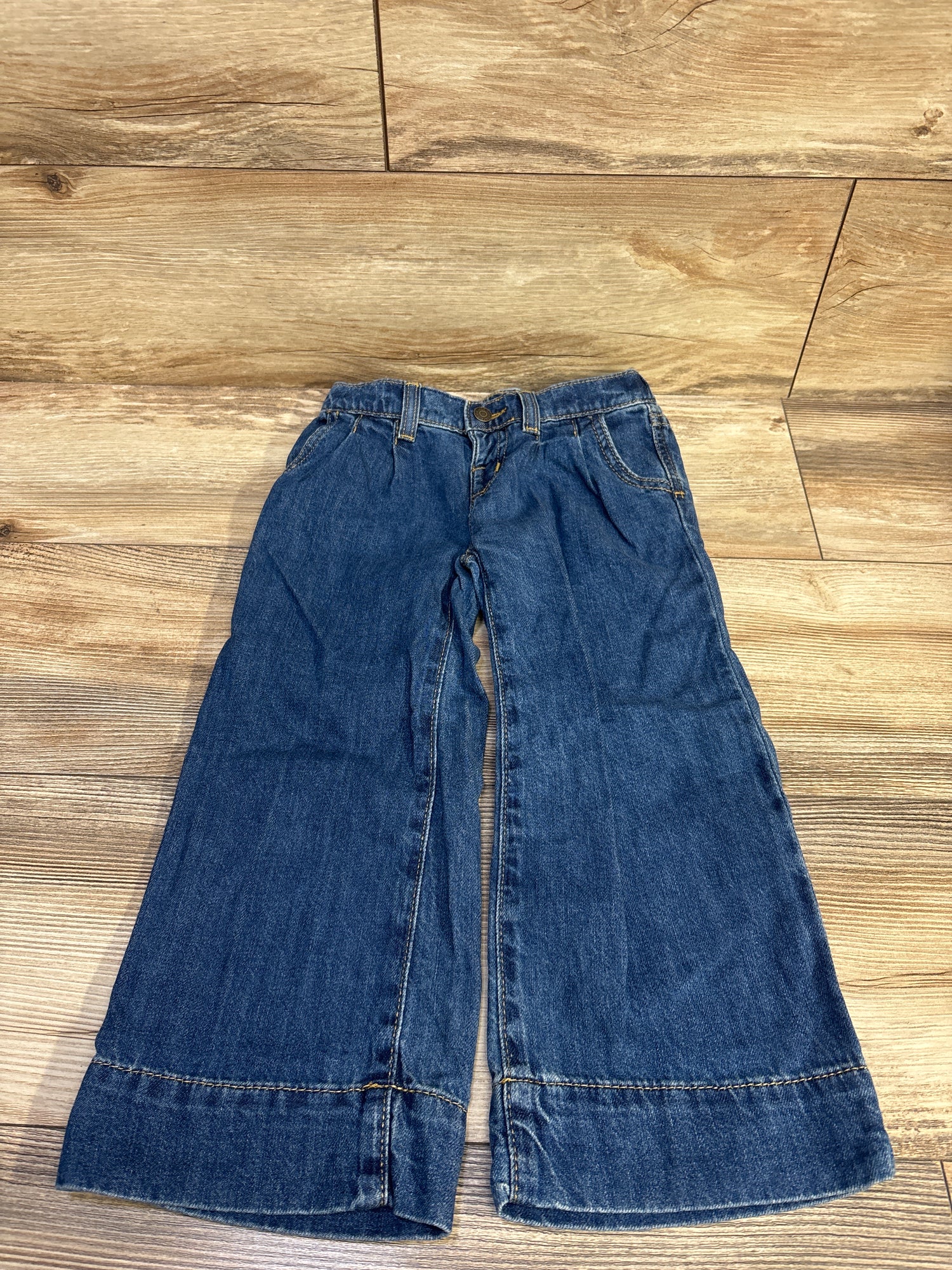 Cat & Jack Wide Leg Jeans Blue sz 4T