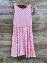 NEW Dot Dot Smile Gingham Tank Dress Pink sz 3-4T