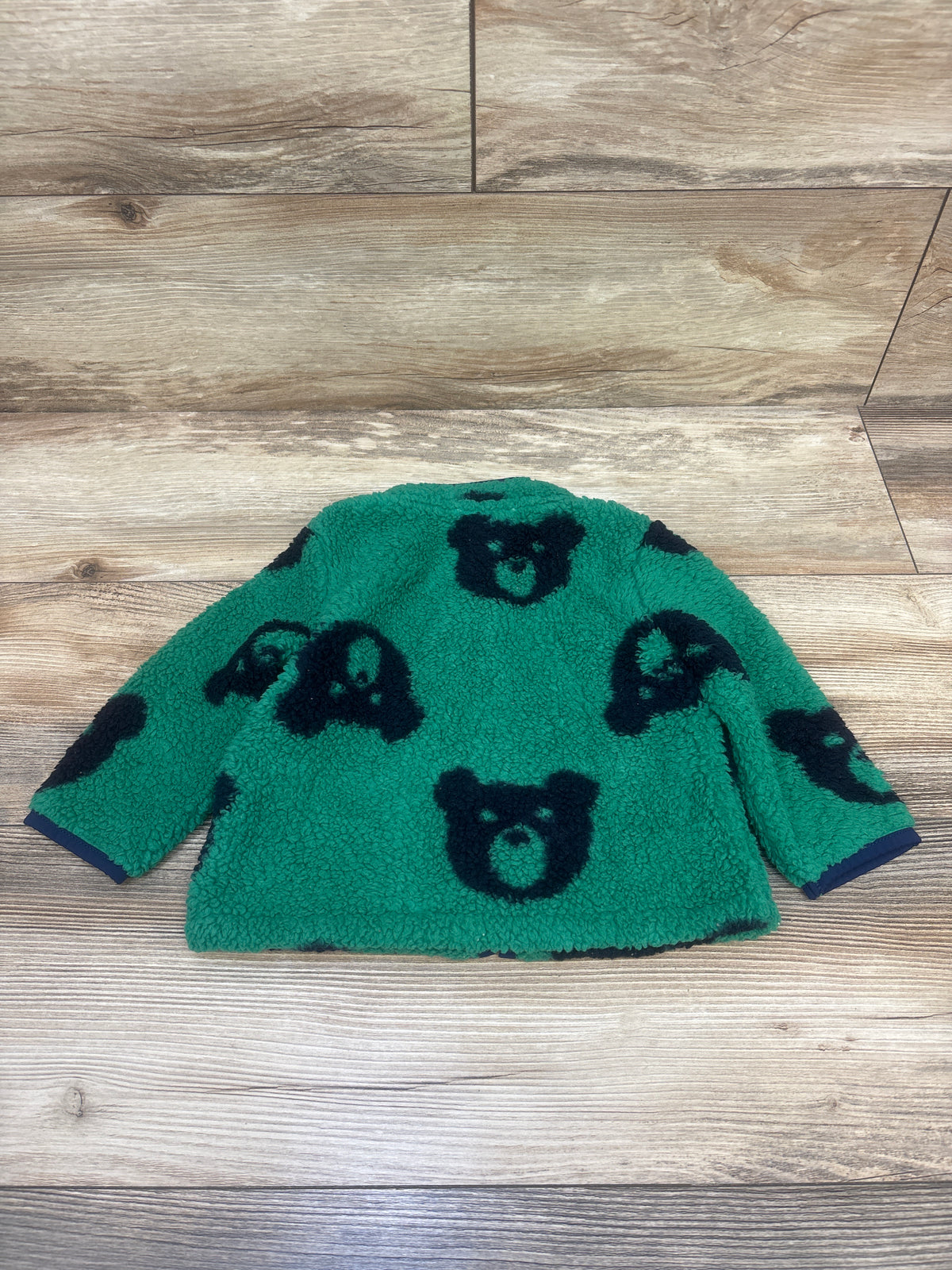 Cat & Jack Sherpa Full-Zip Jacket Green sz 12m
