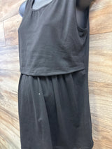 Ekouaer Maternity Nursing Shirt Black sz Small