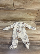 Carter's Ribbed Sleeper Ivory sz Preemie