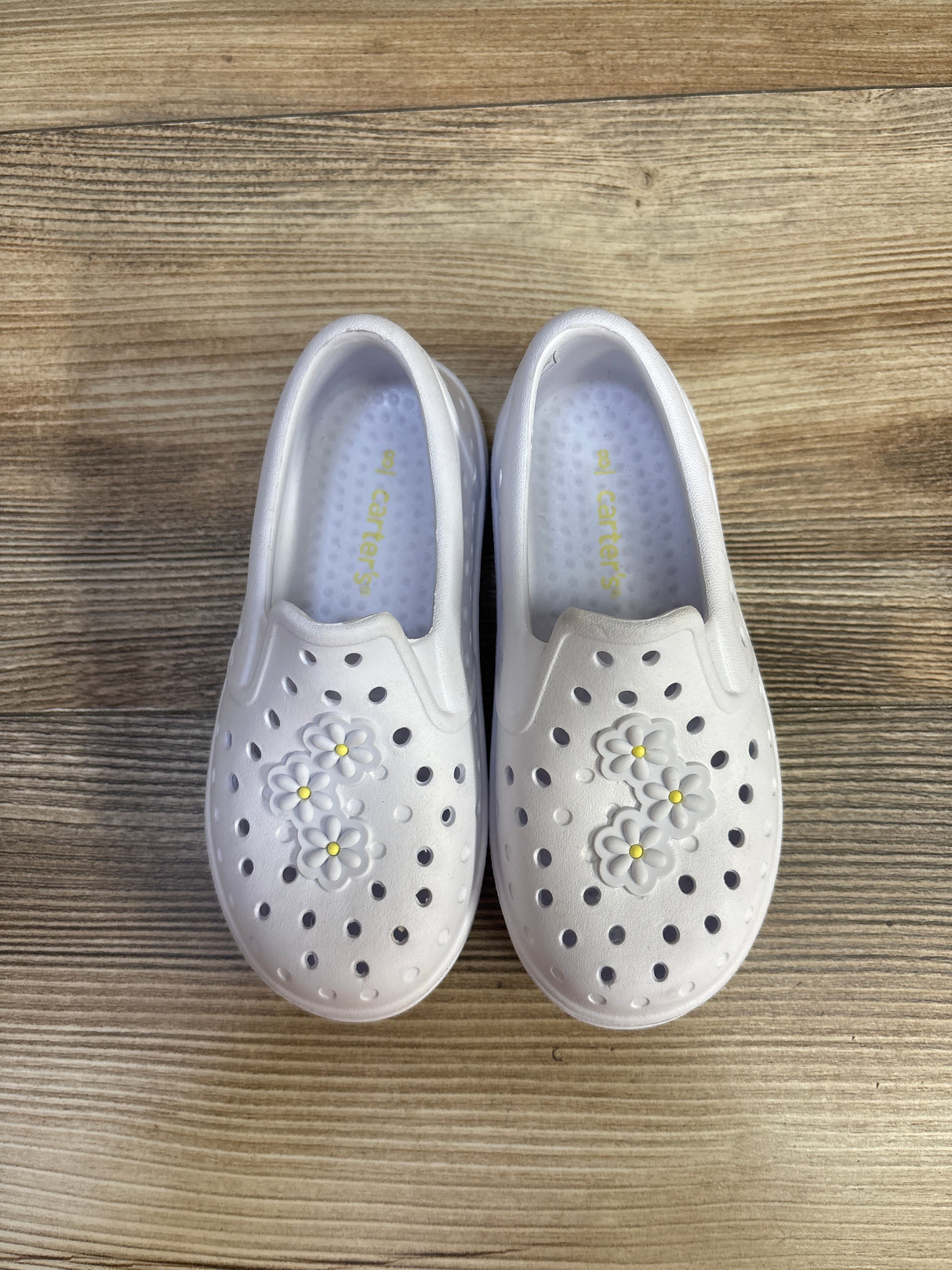 Carter's Floral Water Shoes White sz 8c