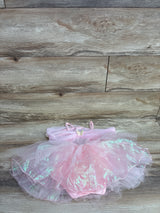 Simtree Princess Tulle Leotard Ballet Dress Pink sz 18-24m