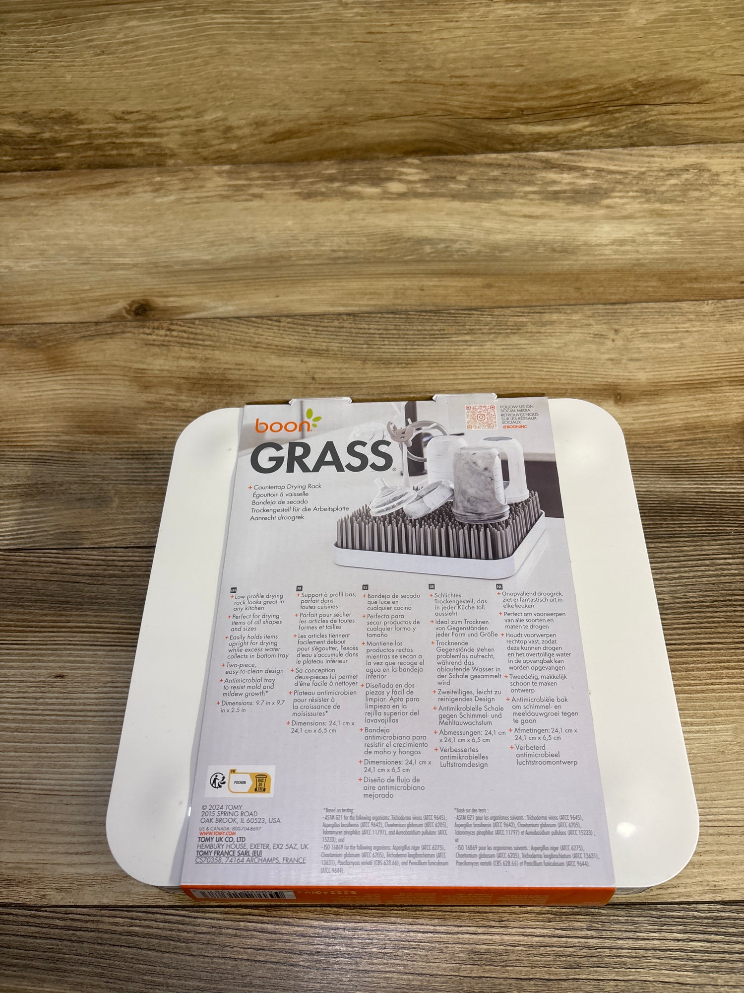 NEW Boon Grass Plastic Drying Rack Grey