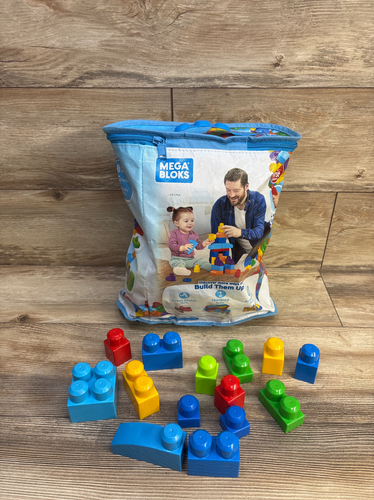 Mega Bloks Big Building Bag 80pc