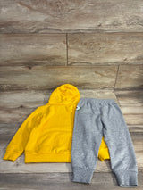 Converse 2pc Pullover Hoodie & Joggers Set Yellow sz 24m