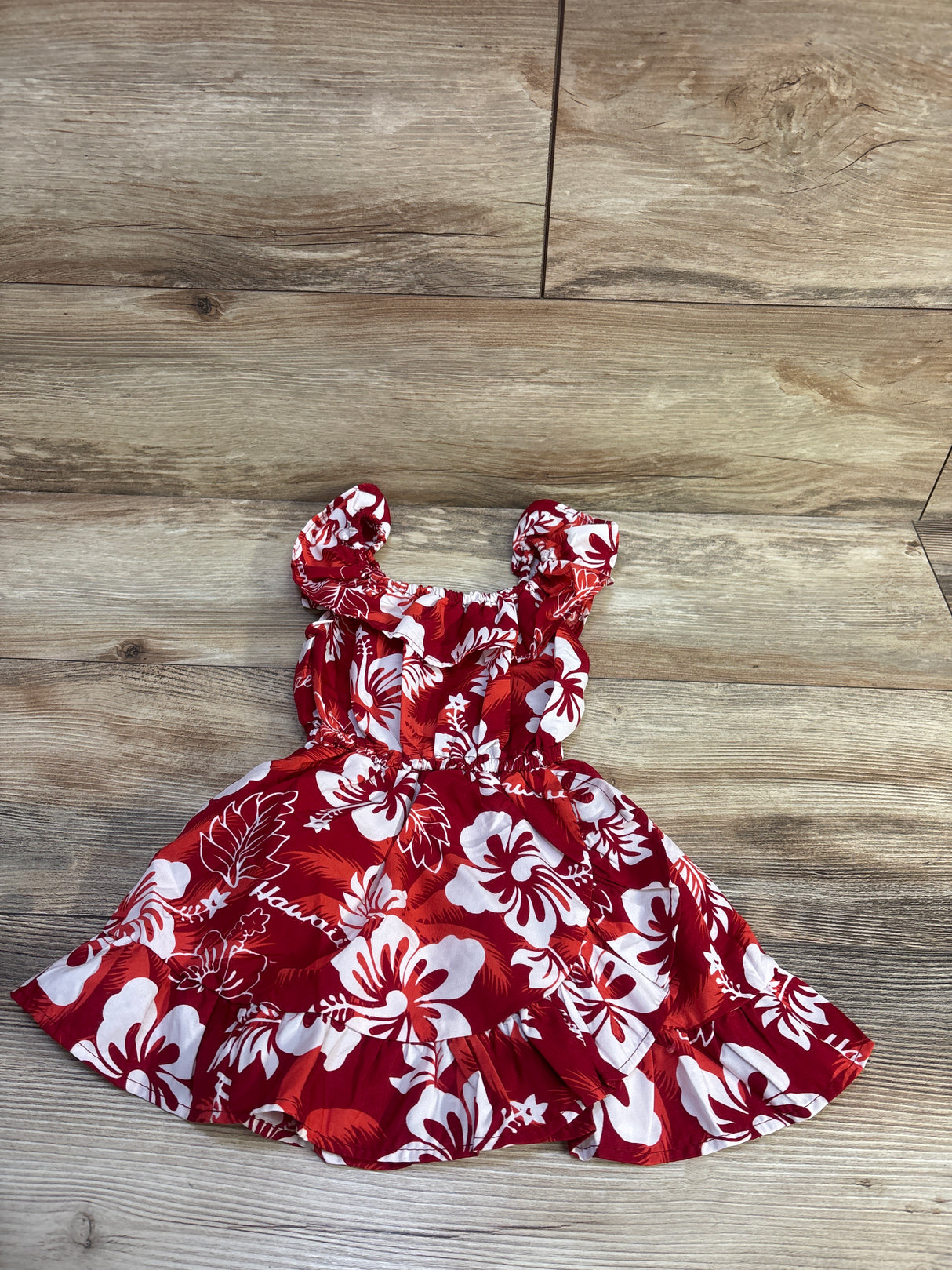 Ali'i Fashion Hawaiian Dress Red sz 12m