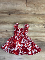 Ali'i Fashion Hawaiian Dress Red sz 12m