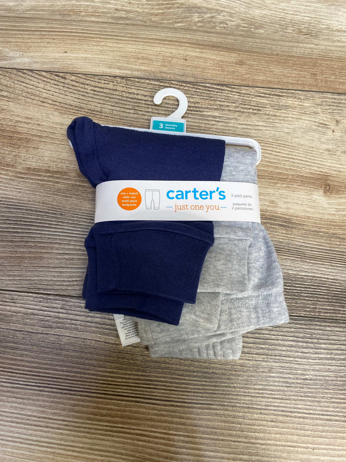 NEW Just One You 2pk Pants Navy/Grey sz 3m