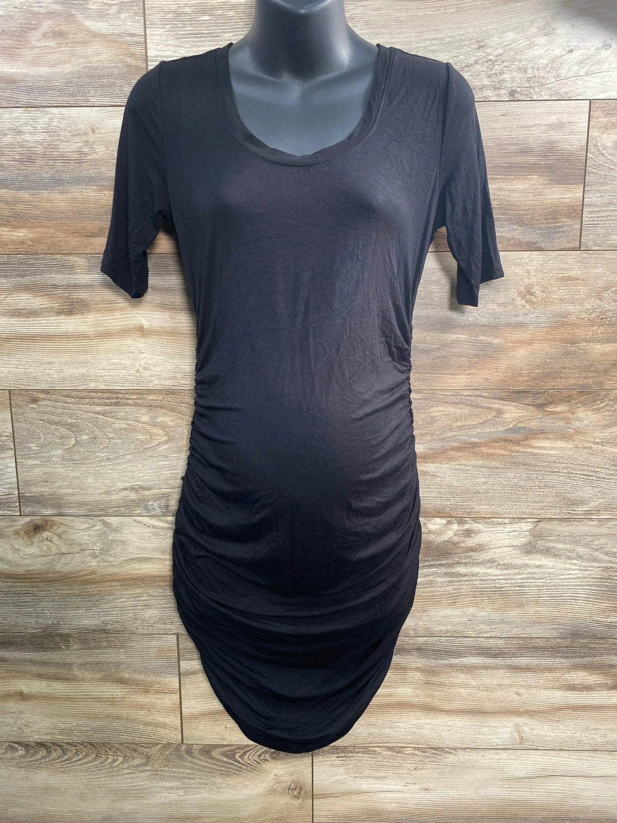 Motherhood Maternity Bodycon Dress Black sz Small