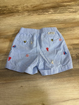 Janie and Jack Embroidered Shorts Blue sz 6-12m - Me n Mommy To Be
