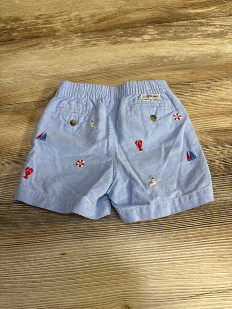 Janie and Jack Embroidered Shorts Blue sz 6-12m - Me n Mommy To Be