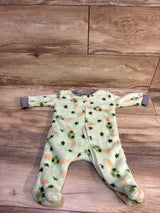 Star Wars Baby Yoda Plush Footed Coverall Green sz 3-6m