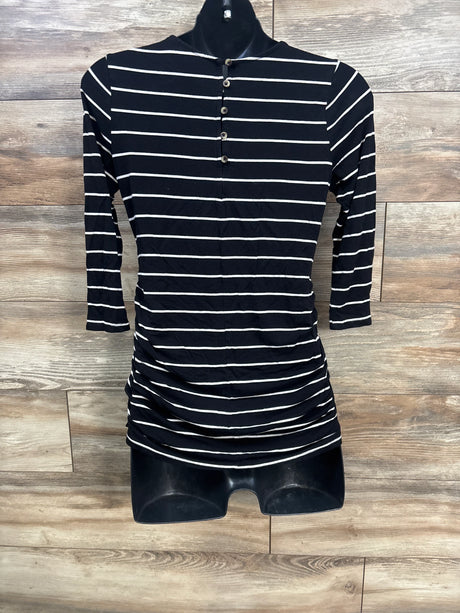 Jessica Simpson Maternity Striped Shirt Black sz Small - Me n Mommy To Be
