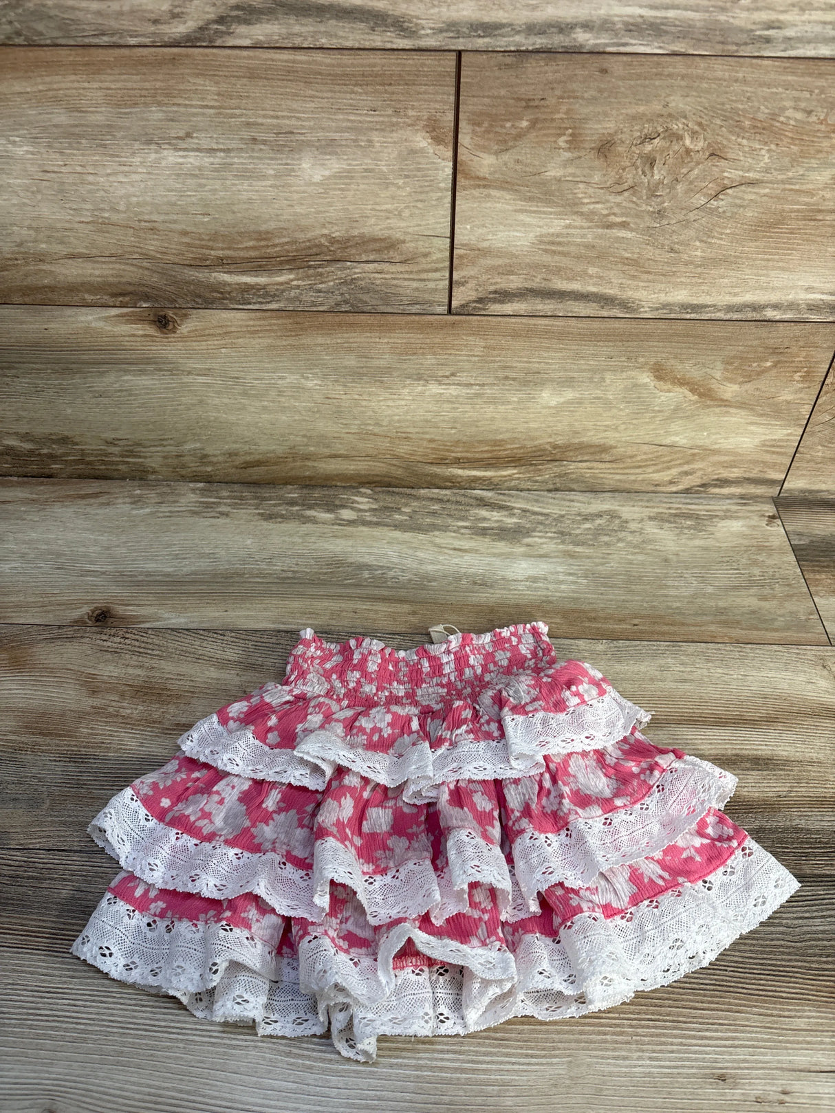 NEW C & V Girls Layered Skirt Pink sz 2T
