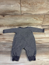 Geber Striped Coverall Grey sz 0-3m