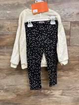 NEW Kensie Girl 3pc Plush Sweatshirt + Leggings + Headband White sz 4T - Me n Mommy To Be