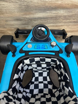 Baby Joy 4-in-1 Foldable Baby Activity Racecar Walker Blue