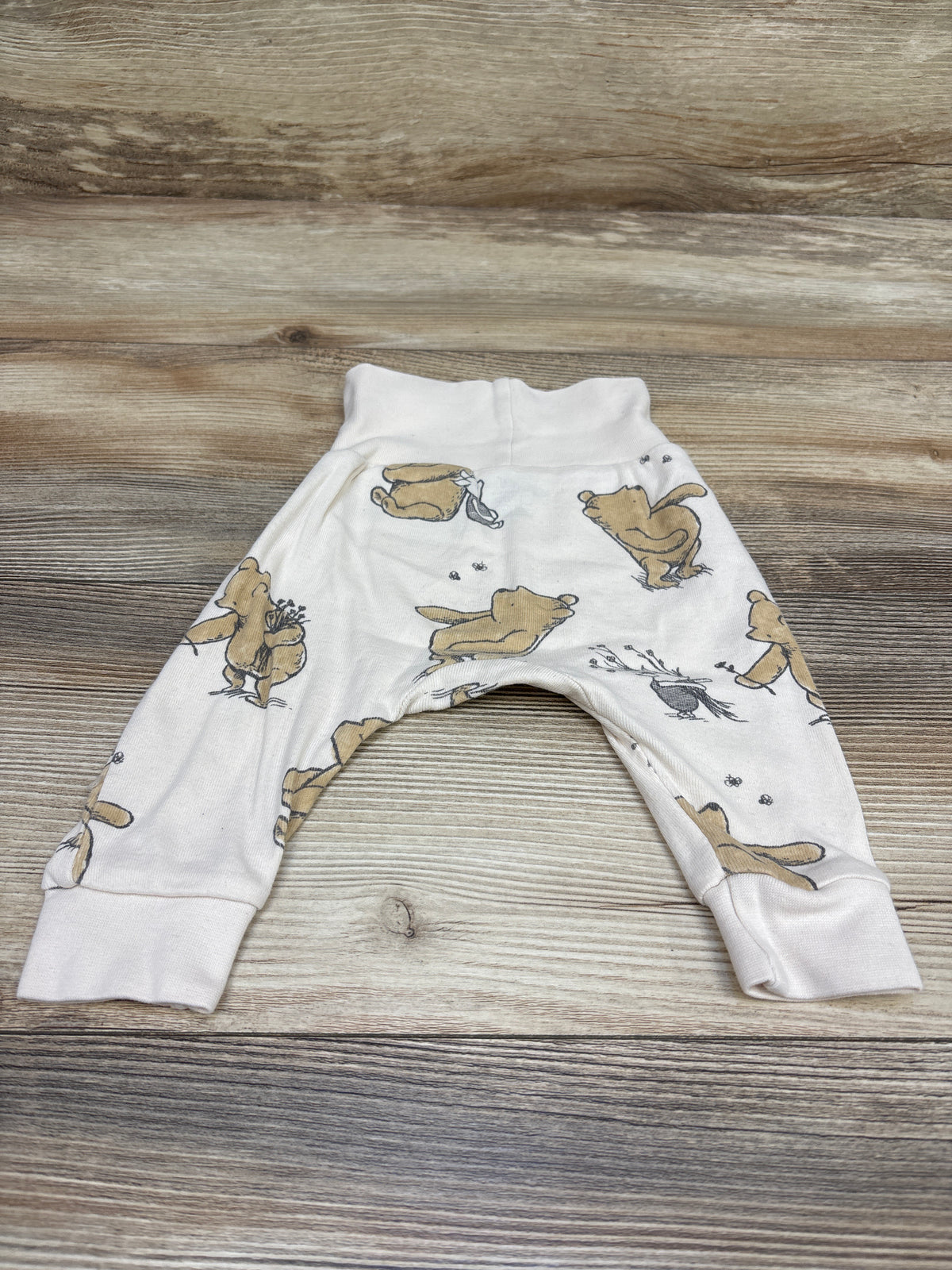 H&M x Disney Winnie The Pooh Foldover-Waist Pants Cream sz Newborn