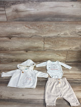Disney Baby 3pc Winnie the Pooh Jacket Set Cream sz 3m