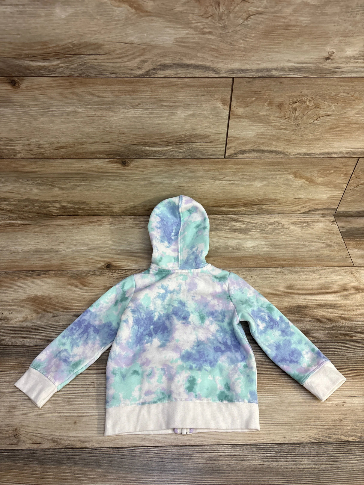Cat & Jack Tie-Dye Full Zip Jacket Blue sz 2T